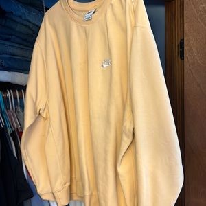 orange nike sweater